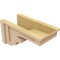 Ekena Millwork 9"W x 18"D x 9"H Wide Highland Rough Cedar Woodgrain TimberThane Corbel, Primed Tan CORUR09X18X09HLDRCPR - alternate 6